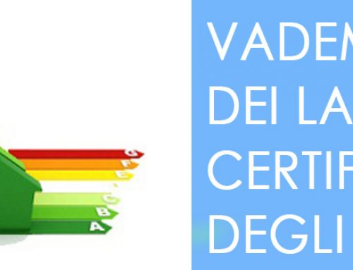 VADEMECUM DEL DIRETTORE DEI LAVORI IN MATERIA DI CERTIFICAZIONE ENERGETICA DEGLI EDIFICI